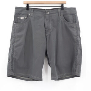 Kuhl Men's Radikl Hybrid Design Shorts 12 " Inseam Carbon Grey Sz 40